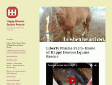 Tablet Screenshot of happyhoovesequine.org
